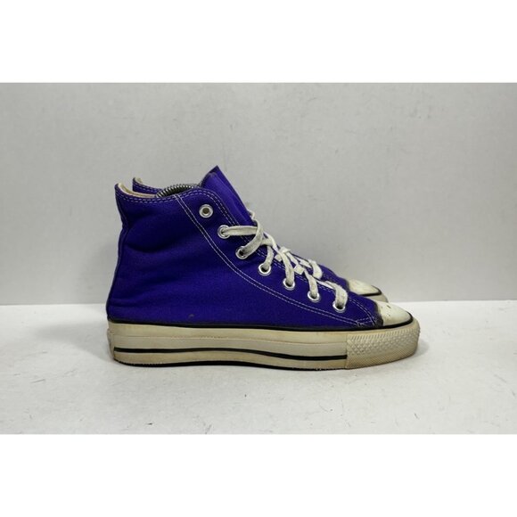 Vintage Converse All Star Chuck Taylor Purple High Top Made in USA Mens Size 5 - Picture 1 of 11